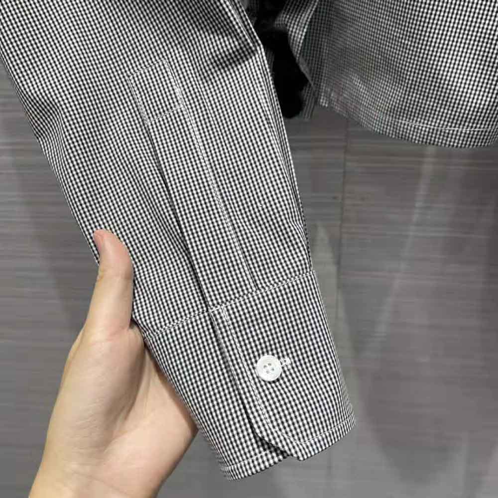 Prada Women Gingham Check Shirt - image 9