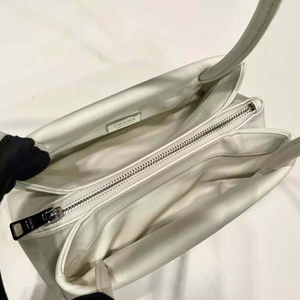 Prada Women Small Leather Bag-White - image 8