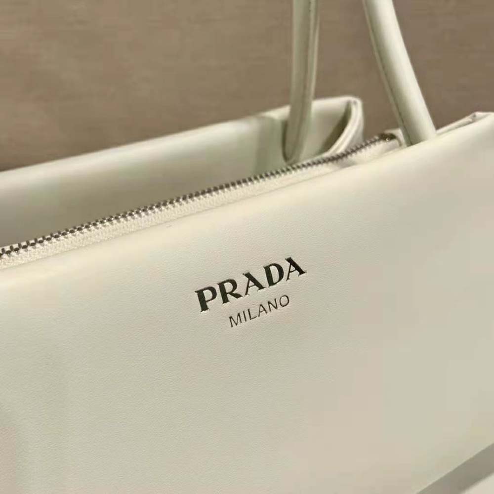 Prada Women Small Leather Bag-White - image 10