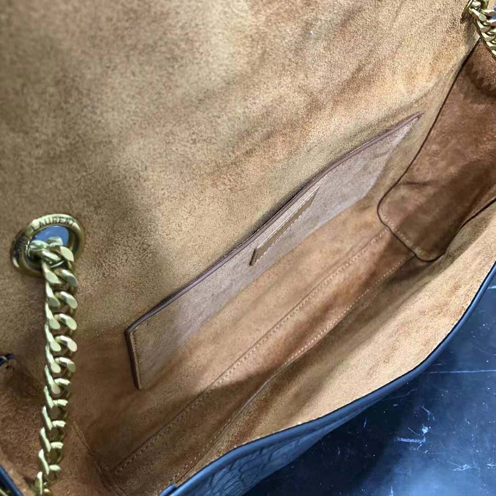 Saint Laurent YSL Women Kate Medium Reversible Chain Bag in Suede and Crocodile-Embossed Leather - image 10