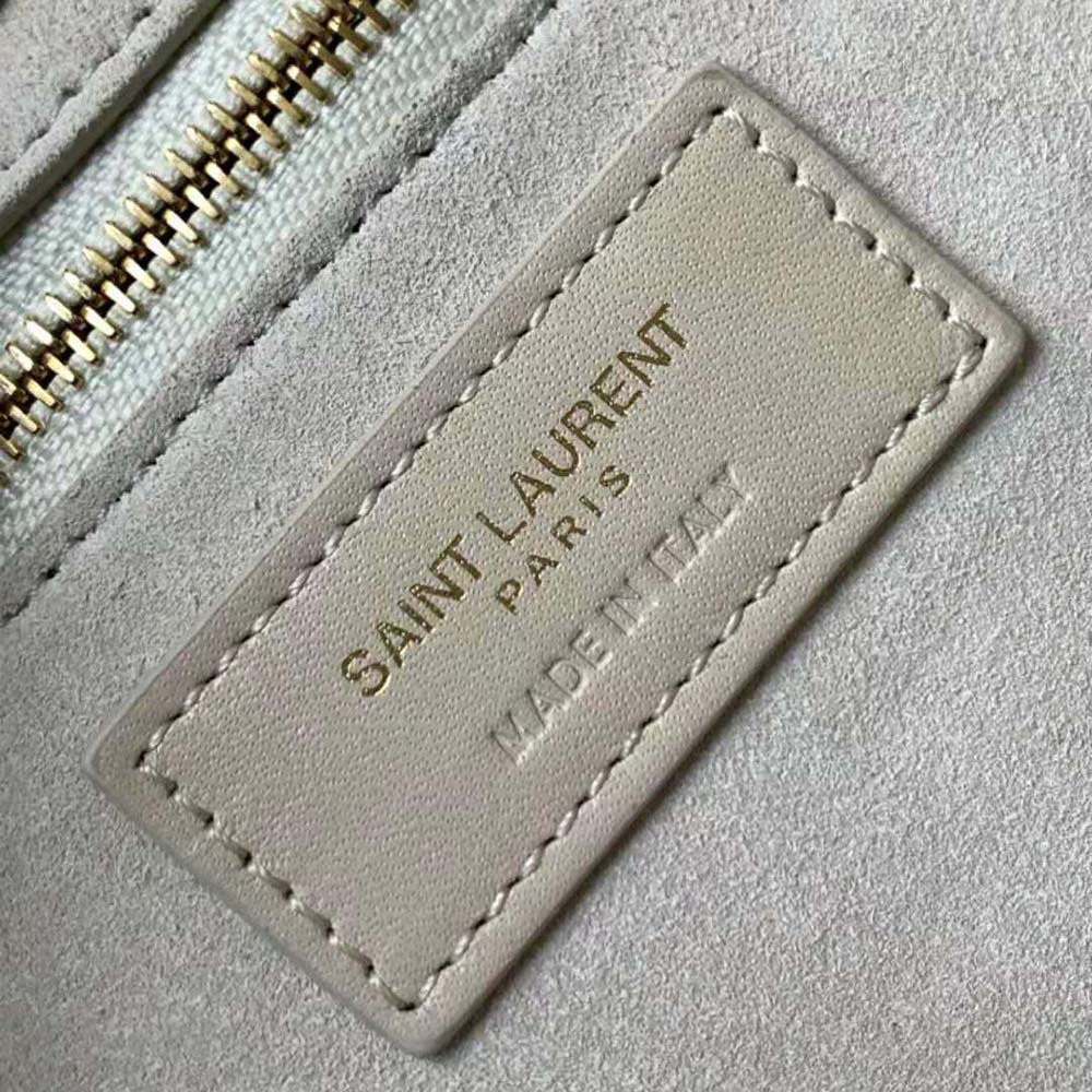 Saint Laurent YSL Women Le 5 A 7 Hobo Bag in Python-Beige - image 10