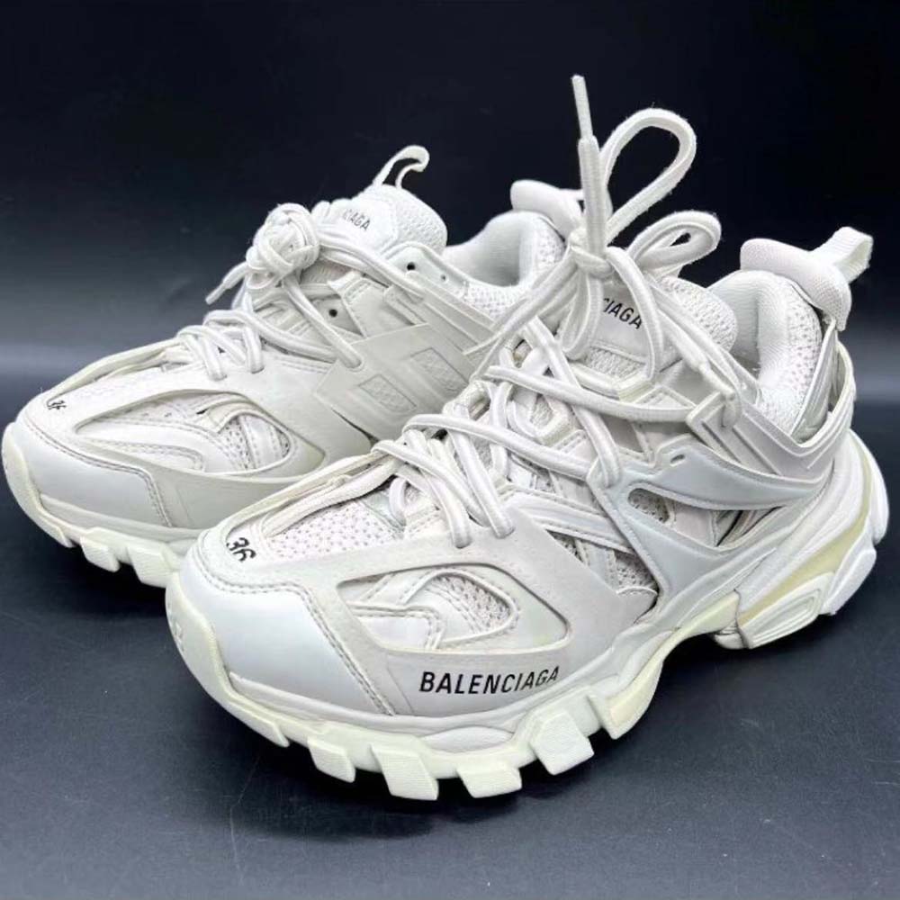 Balenciaga Unisex Track Sneaker in White Mesh and Nylon - image 5