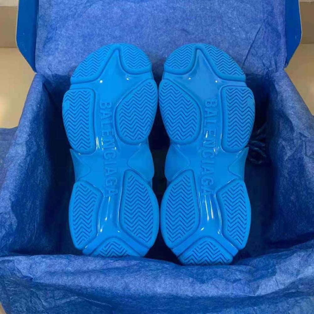 Balenciaga Women Balenciaga / Adidas Triple S Sneaker in Blue and White - image 7
