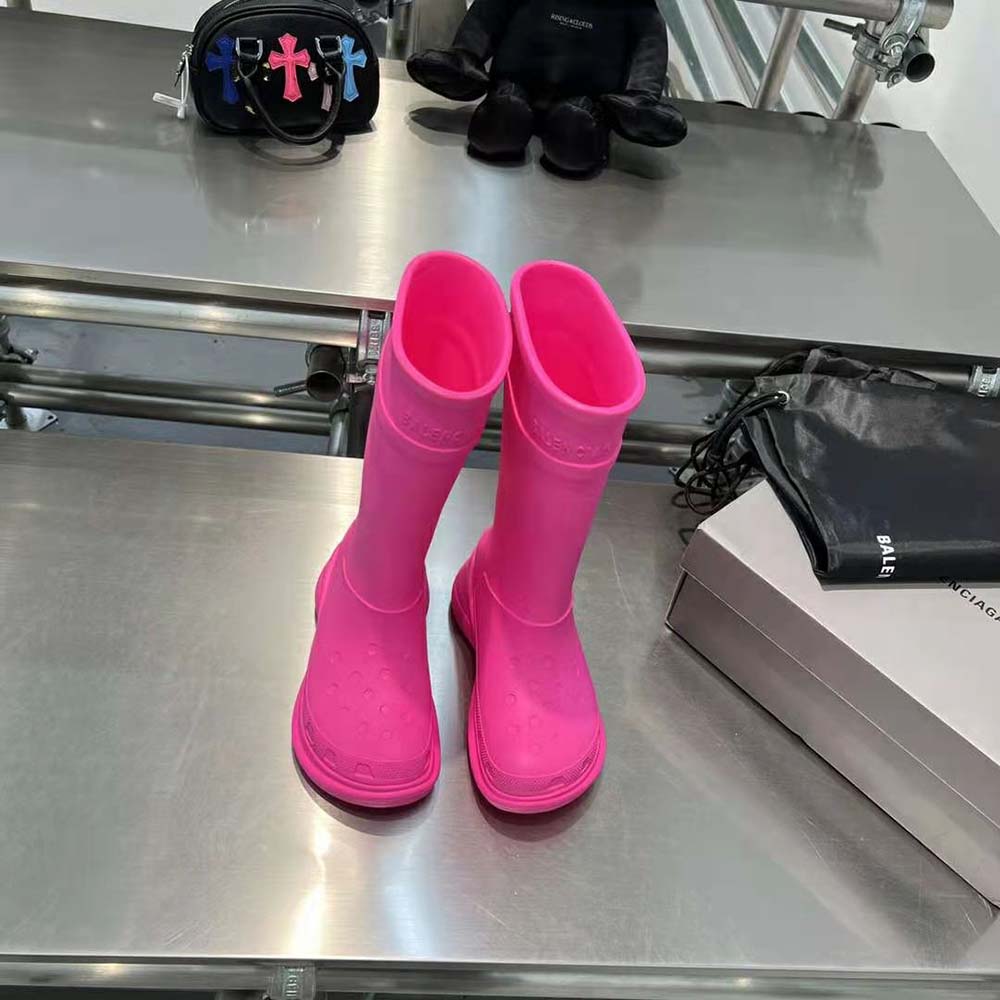 Side view showing ventilation holes on Balenciaga Women Crocs™ Boot