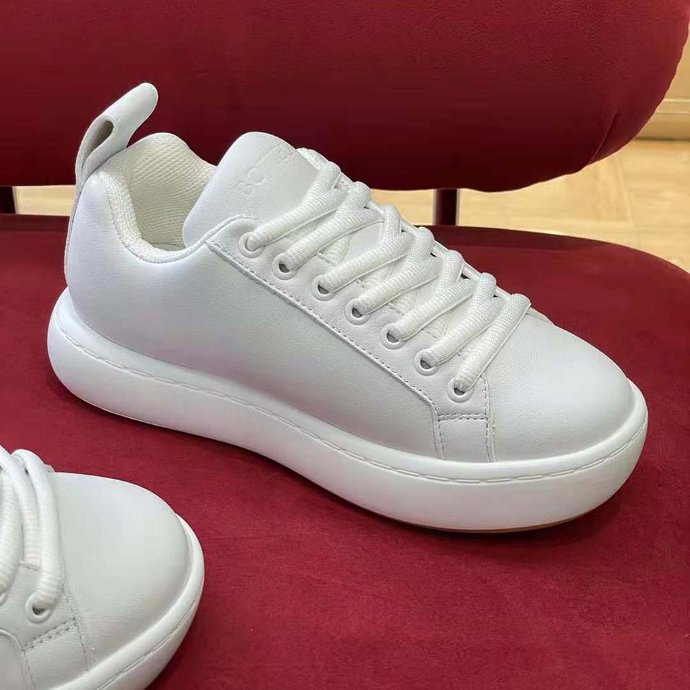 Bottega Veneta Unisex Pillow Sneaker Padded Leather Lace-up Sneakers-Beige - image 9