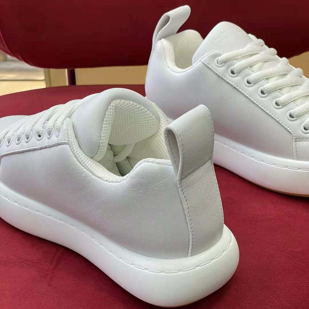Bottega Veneta Unisex Pillow Sneaker Padded Leather Lace-up Sneakers-Beige - image 8