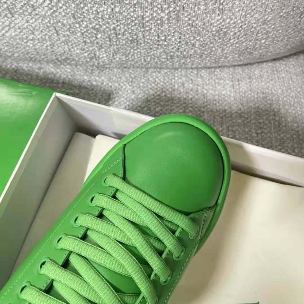 Bottega Veneta Unisex Pillow Sneaker Padded Leather Lace-up Sneakers-Green - image 8