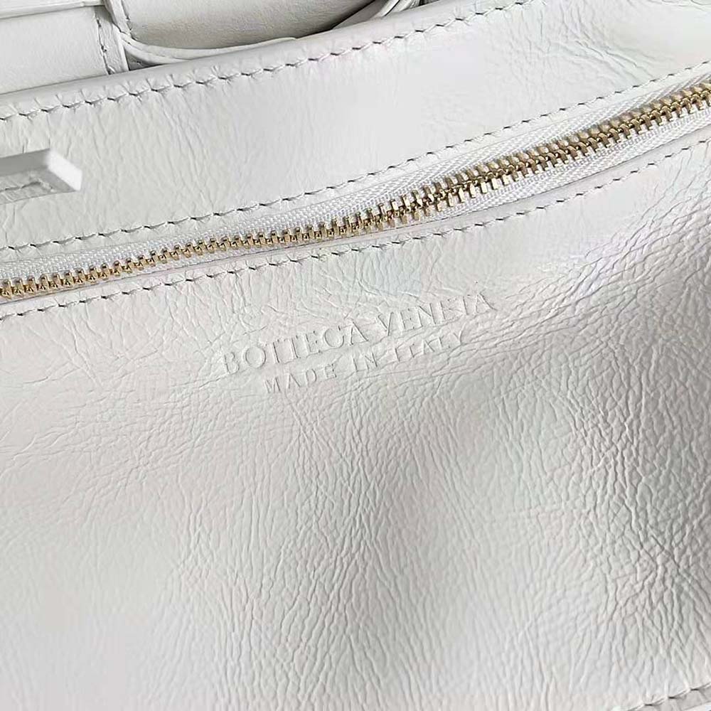 Bottega Veneta Women Cassette Foulard Intreccio Leather Cross-Body Bag - image 10