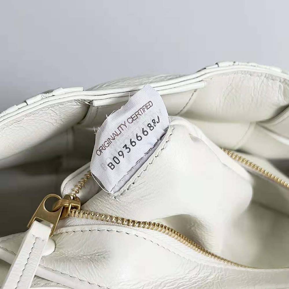 Bottega Veneta Women Cassette Foulard Intreccio Leather Cross-Body Bag - image 9