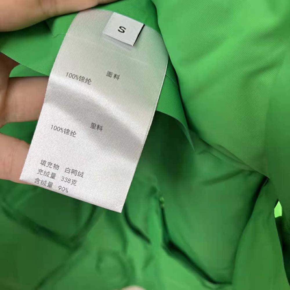Bottega Veneta Women Intreccio Tech Nylon Vest-Green - image 10