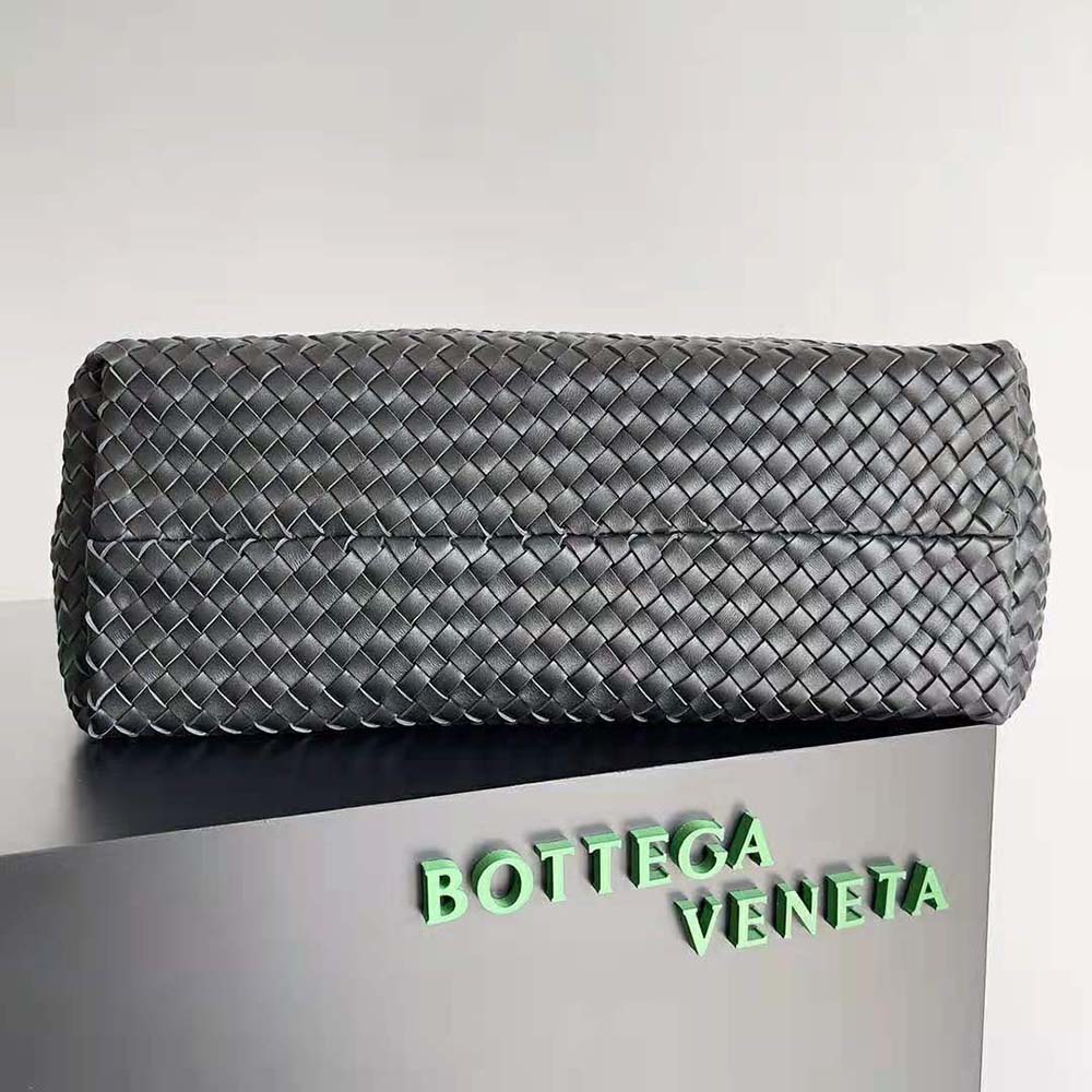Bottega Veneta Women Medium Cabat Leather Tote Bag-Black - image 4