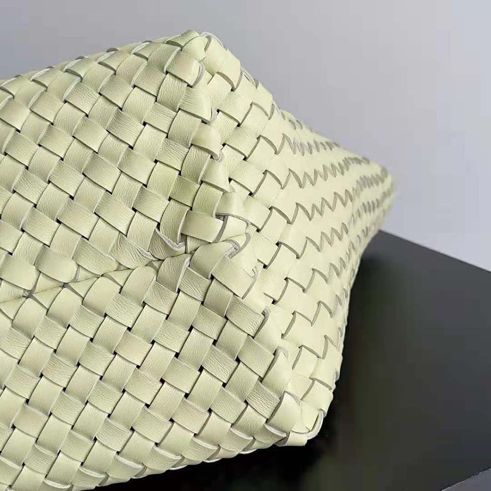 Bottega Veneta Women Medium Cabat Leather Tote Bag-Lime - image 6