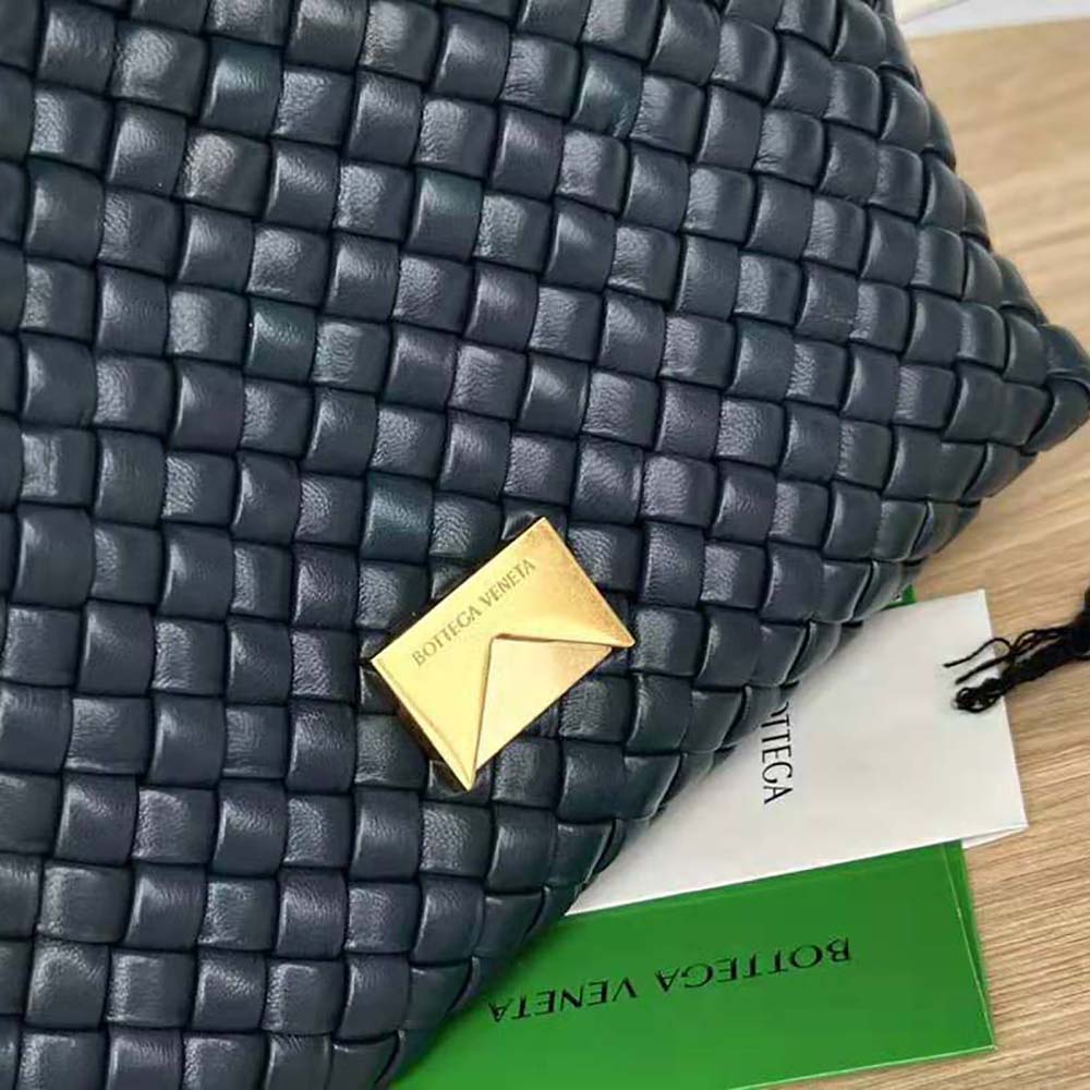 Bottega Veneta Women Patti Top Handle Bag in Lambskin-Black - image 9