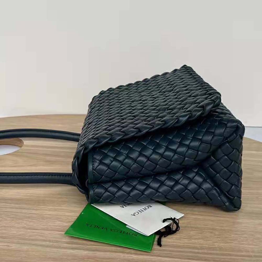 Bottega Veneta Women Patti Top Handle Bag in Lambskin-Black - image 4