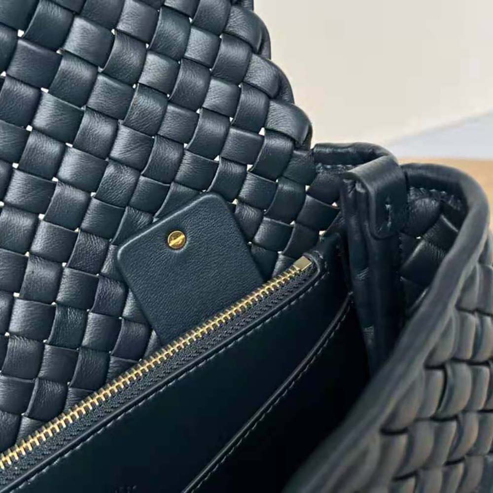 Bottega Veneta Women Patti Top Handle Bag in Lambskin-Black - image 8