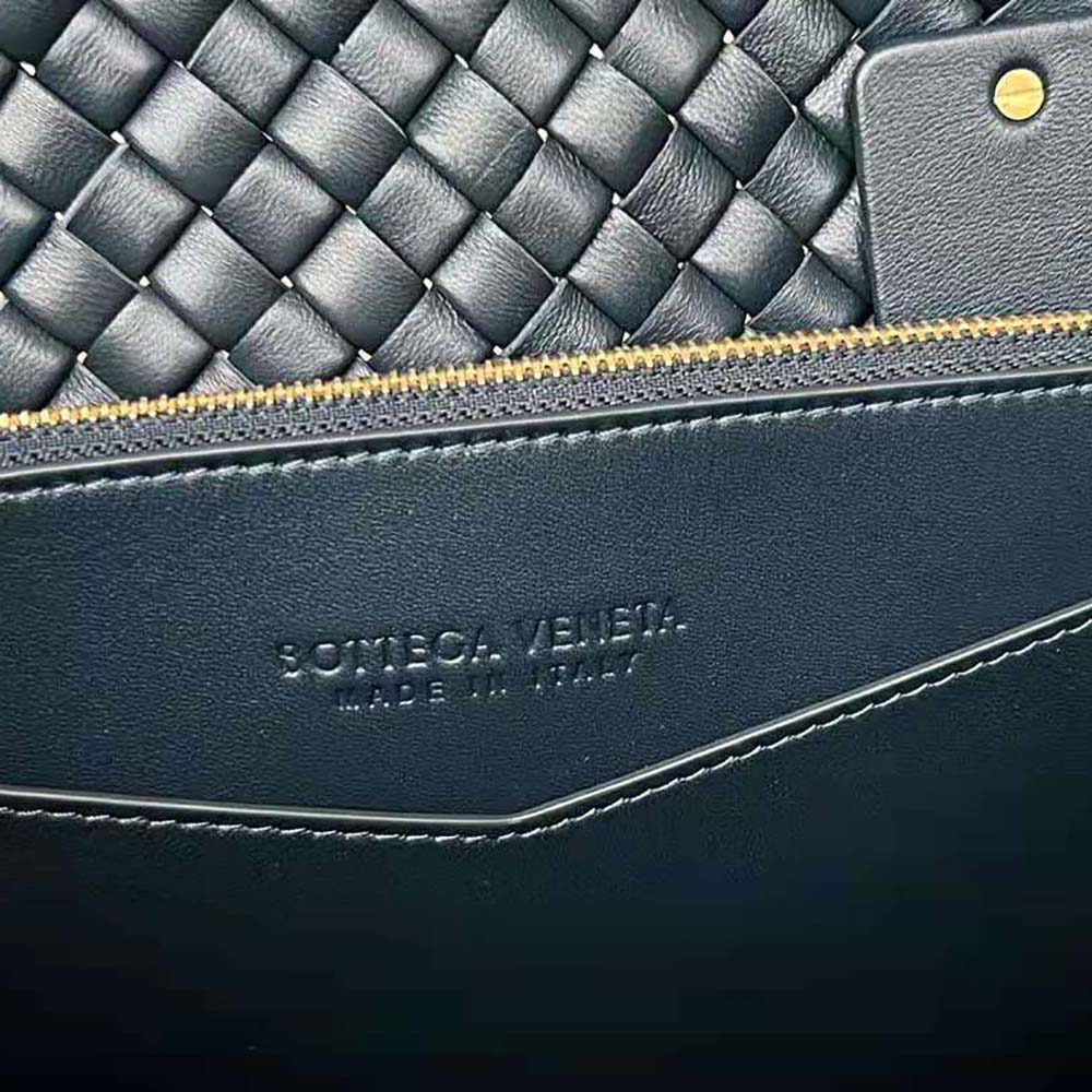 Bottega Veneta Women Patti Top Handle Bag in Lambskin-Black - image 7