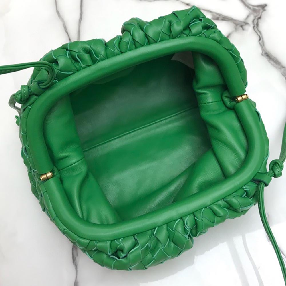 Bottega Veneta Women Teen Pouch Teen Intrecciato Leather Clutch - image 8