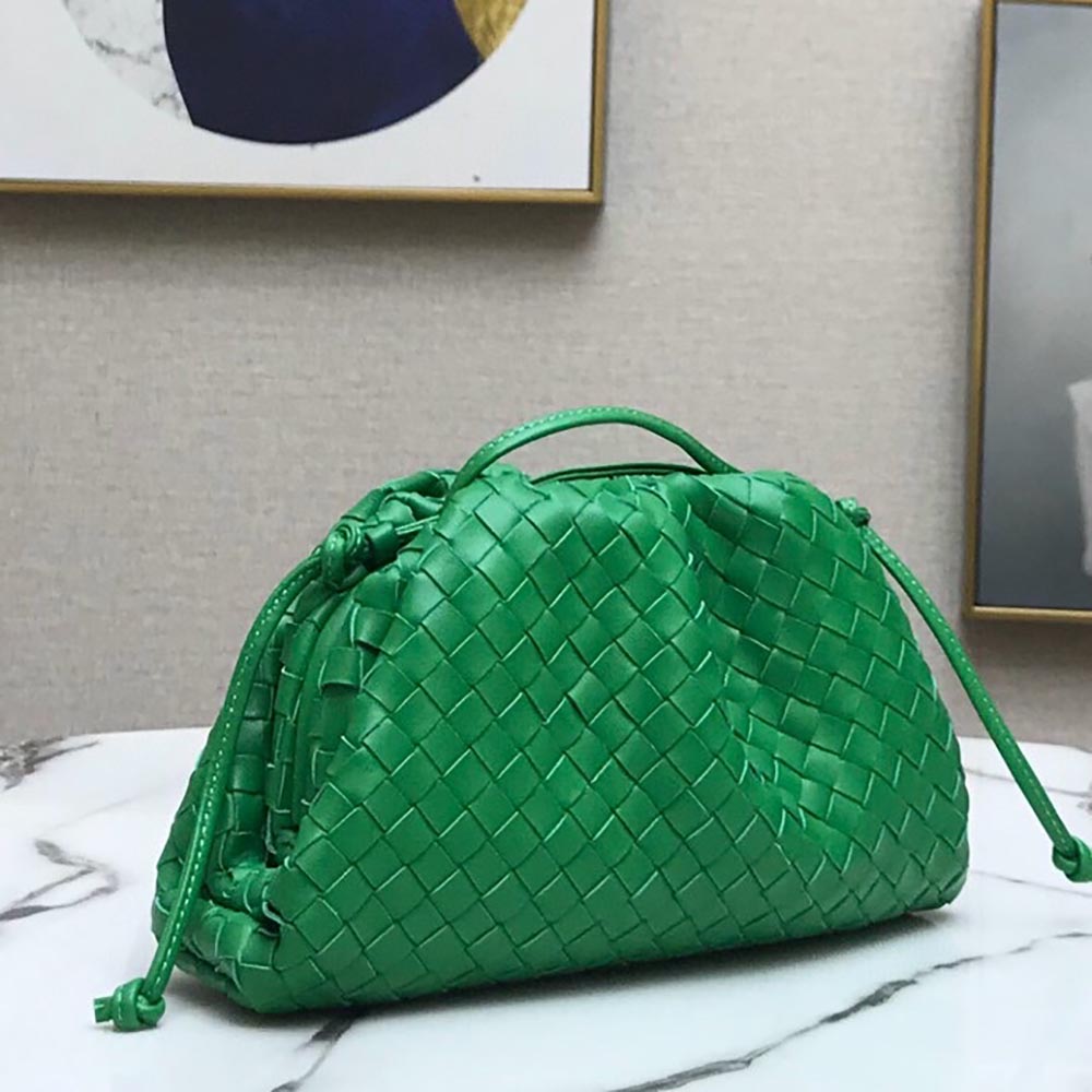 Bottega Veneta Women Teen Pouch Teen Intrecciato Leather Clutch - image 4