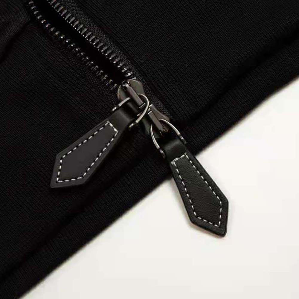 Burberry Women Check Hood Cotton Hooded Top-Black - image 7