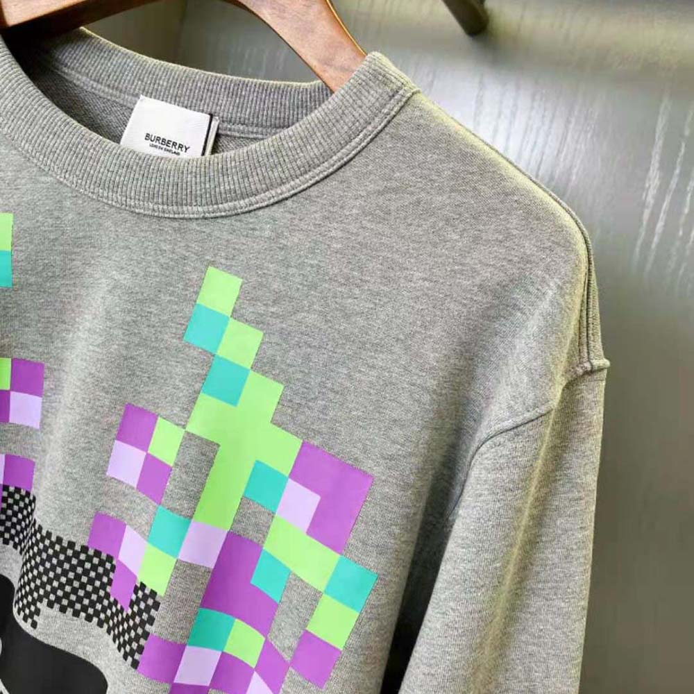 Burberry Women Monogram Motif Print Cotton Sweatshirt - image 5