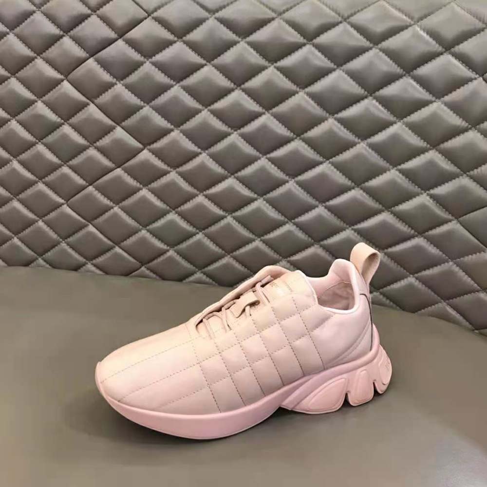 Burberry Unisex Quilted Leather Classic Sneakers-Sandy - image 8