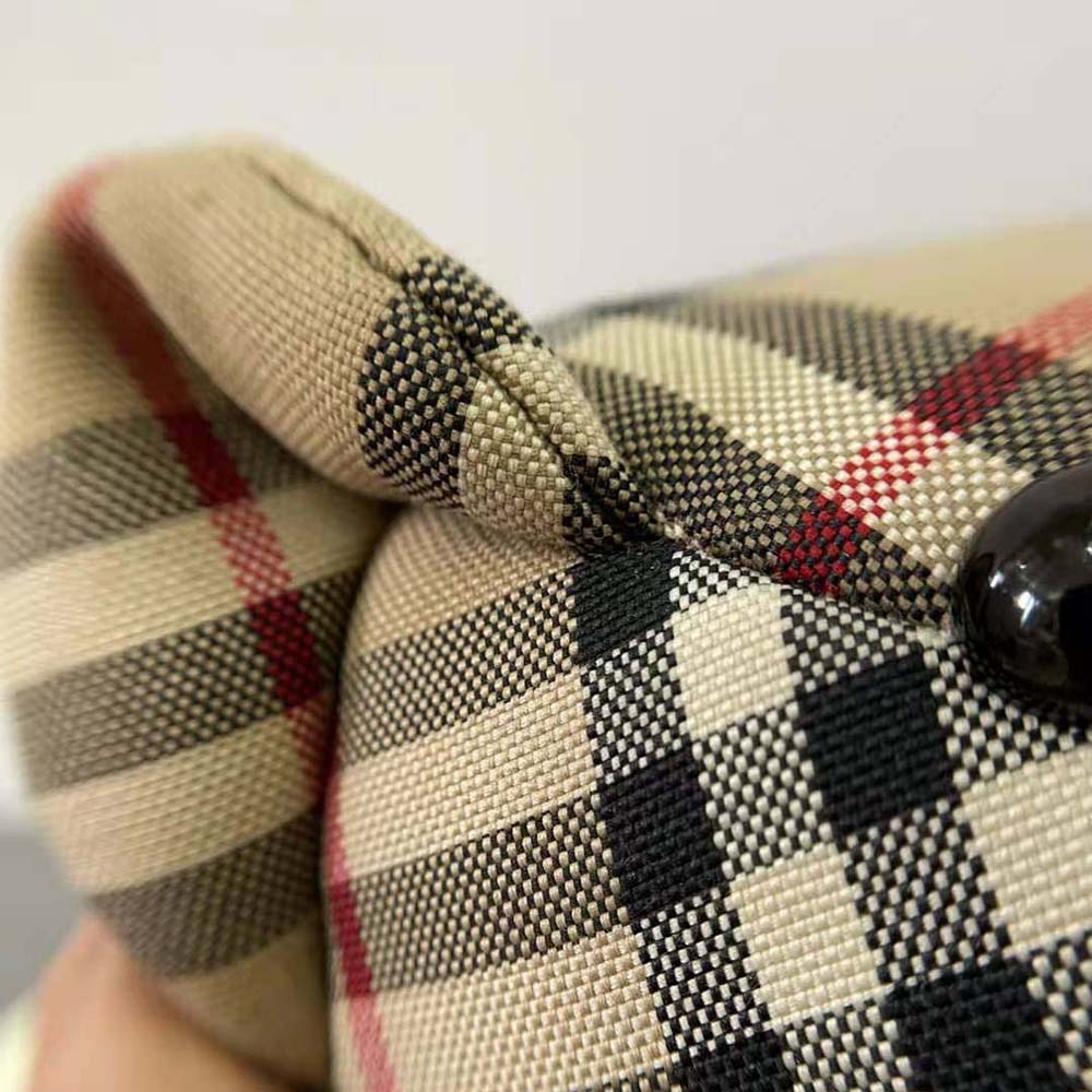 Burberry Women Exaggerated Check Thomas Bear Bum Bag - image 8