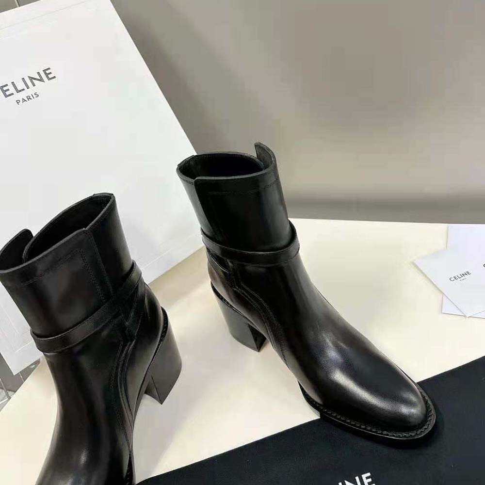 Celine Women Condé Jodhpur Boot in Calfskin-Black - image 6