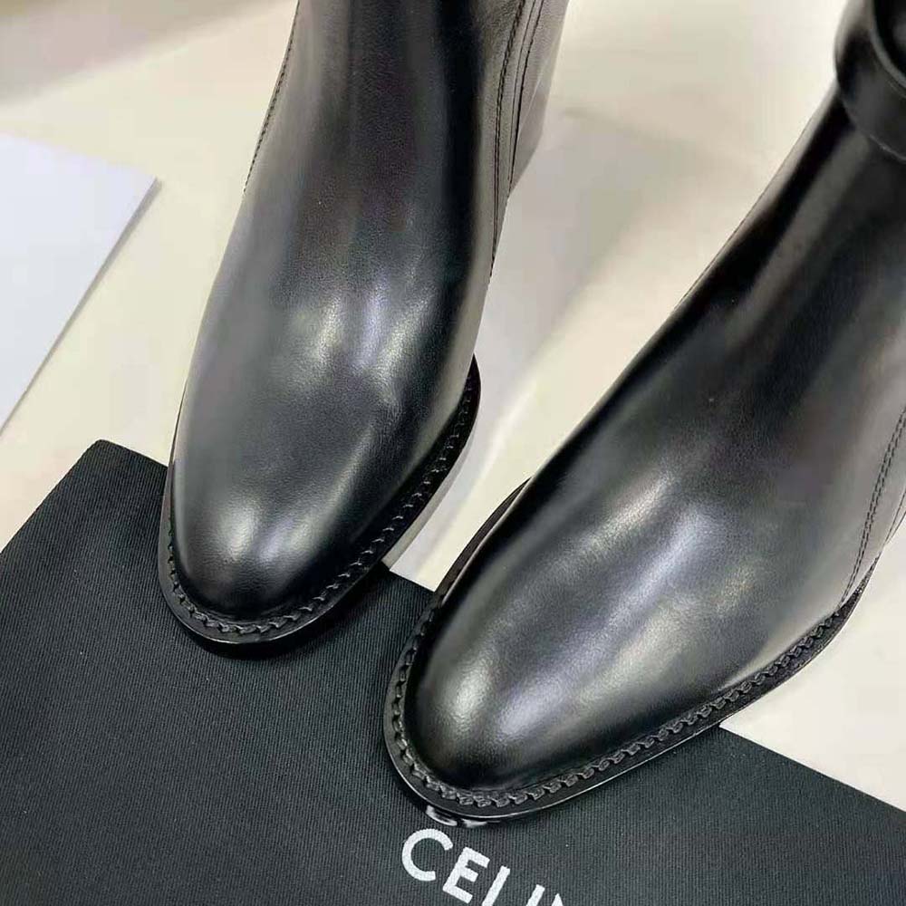 Celine Women Condé Jodhpur Boot in Calfskin-Black - image 8