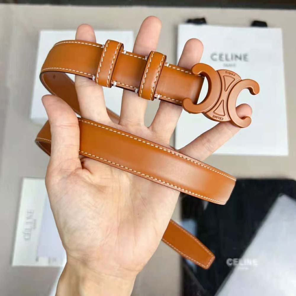 Celine Women Medium Cuir Triomphe Belt in Natural Calfskin - image 6