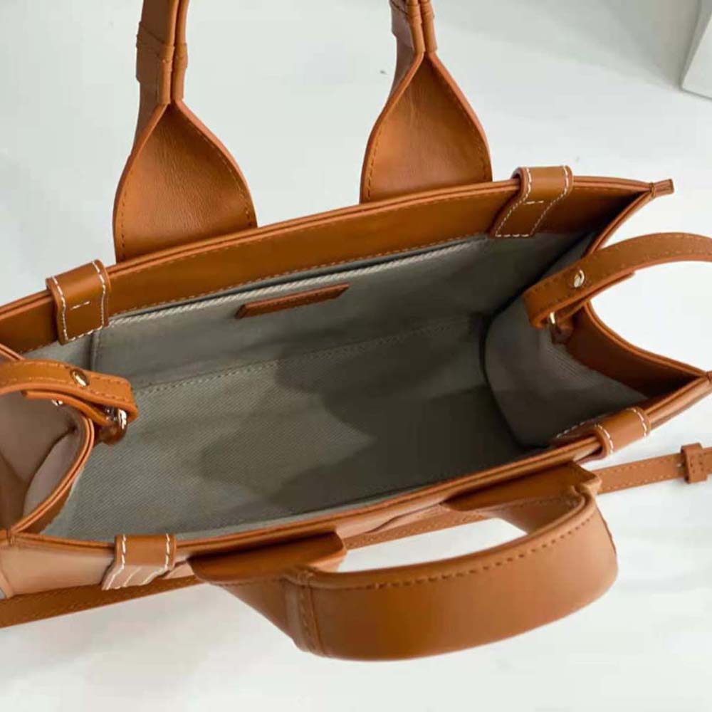 Chloe Women Mini Woody Tote Bag-Brown - image 8