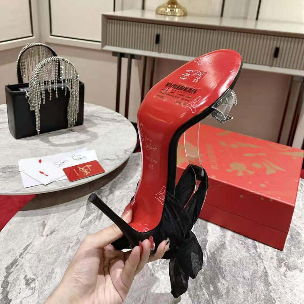Christian Louboutin Women Astrinodo 100 mm Heel Height-Black - image 10