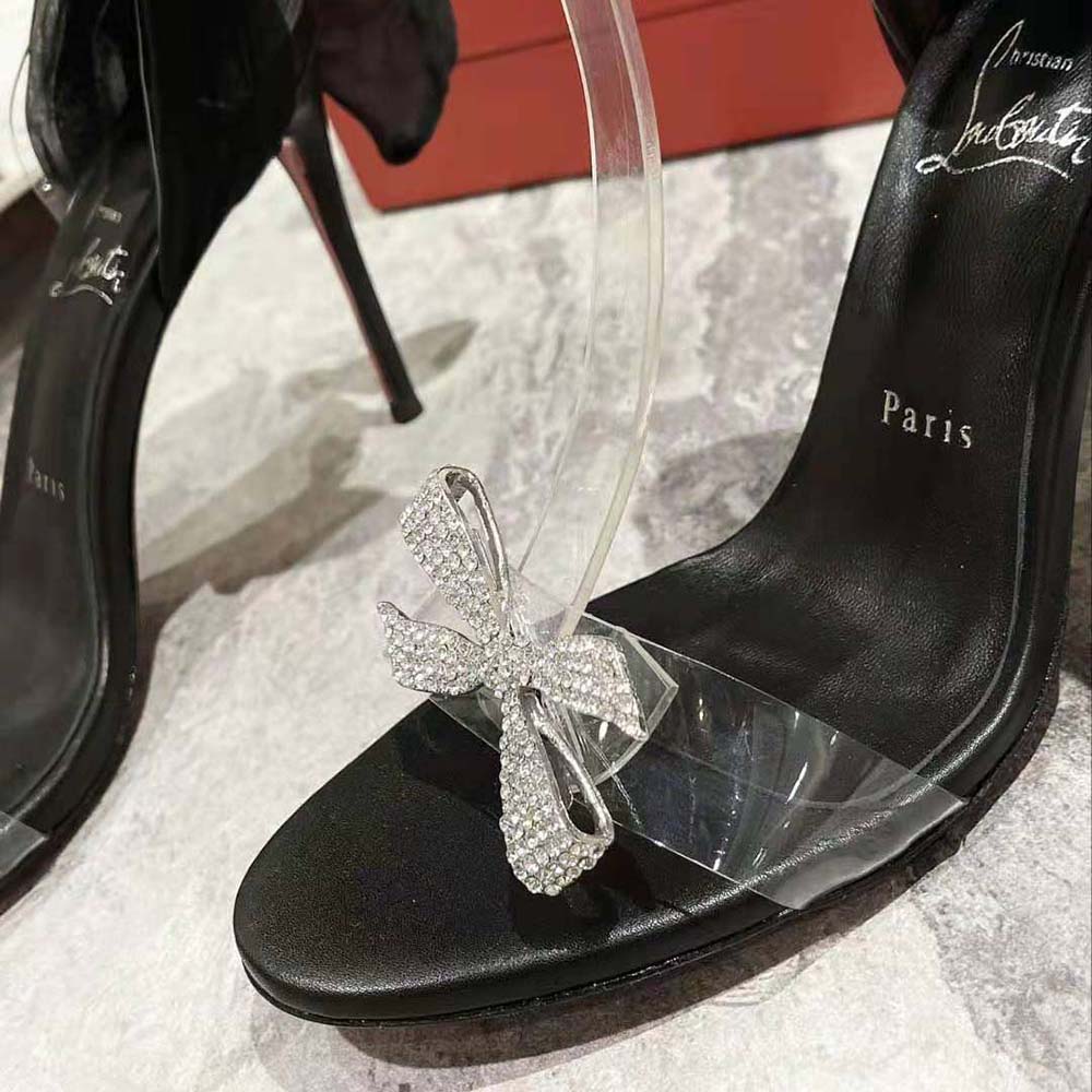 Christian Louboutin Women Astrinodo 100 mm Heel Height-Black - image 8