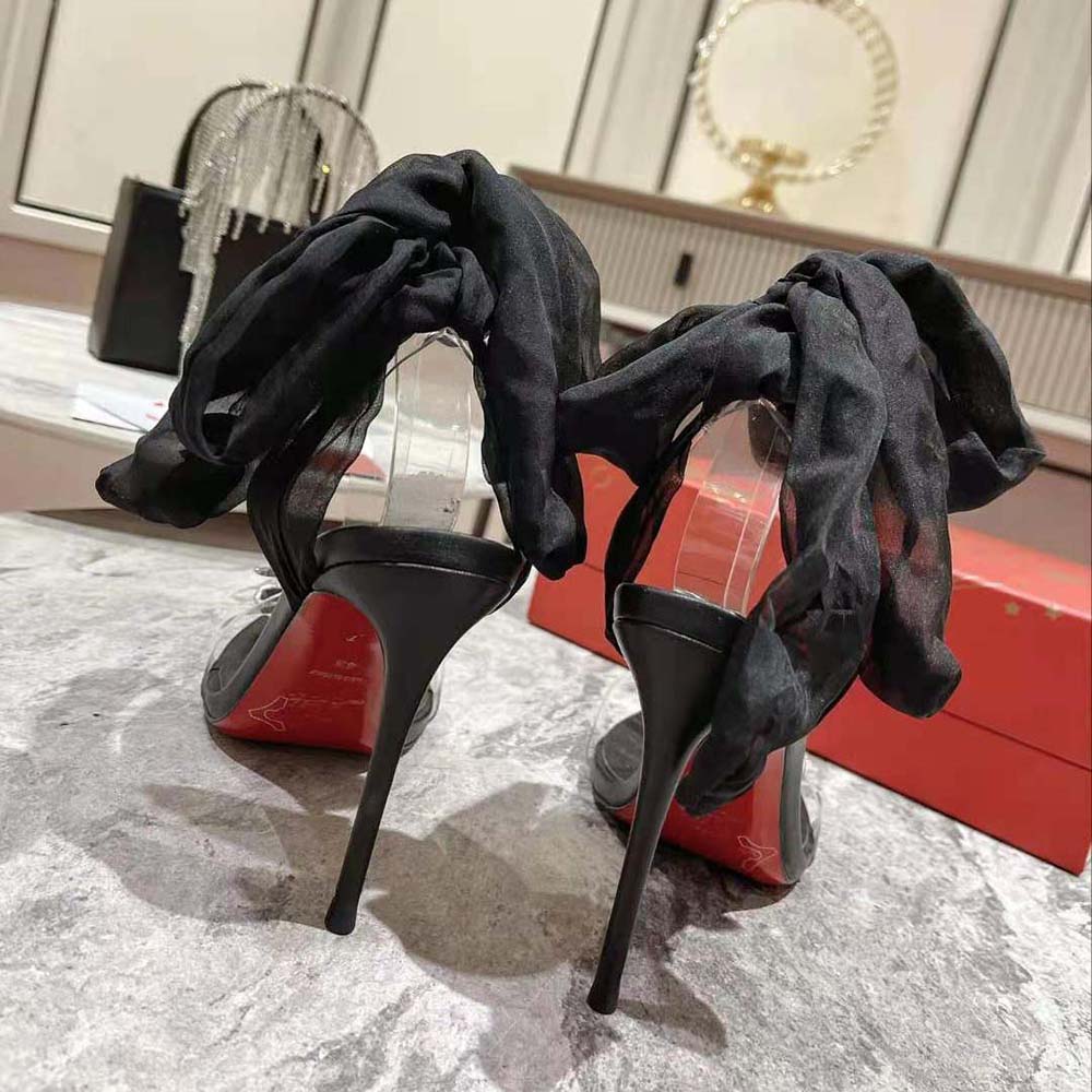 Christian Louboutin Women Astrinodo 100 mm Heel Height-Black - image 9