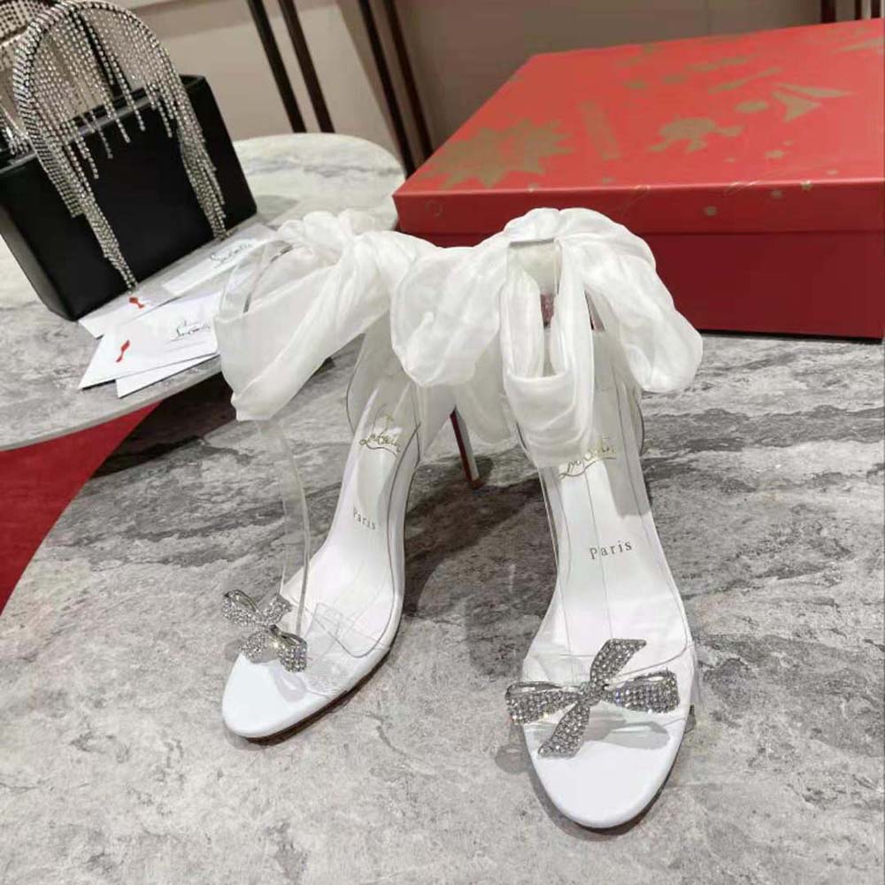 Back view highlighting adjustable ankle strap of Astrinodo 100 mm heel