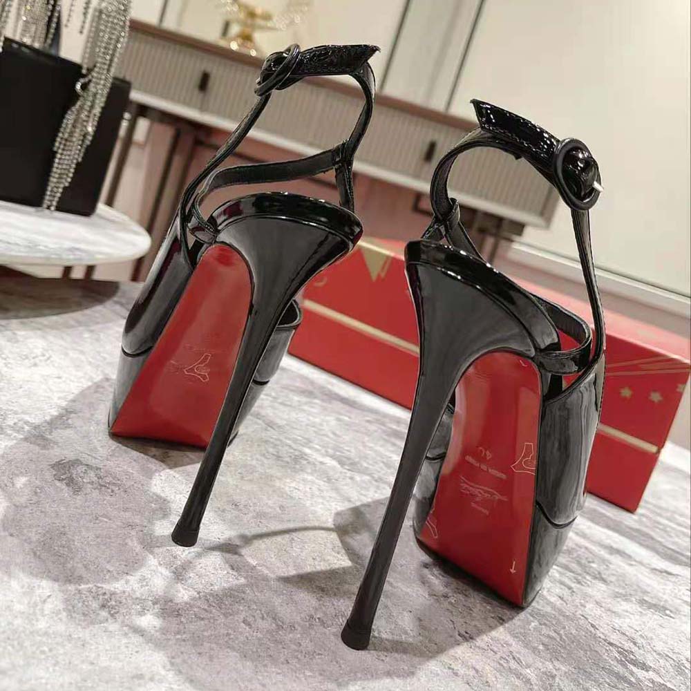 Christian Louboutin Women So Jenlove Alta 150 mm Heel Height-Black - image 10