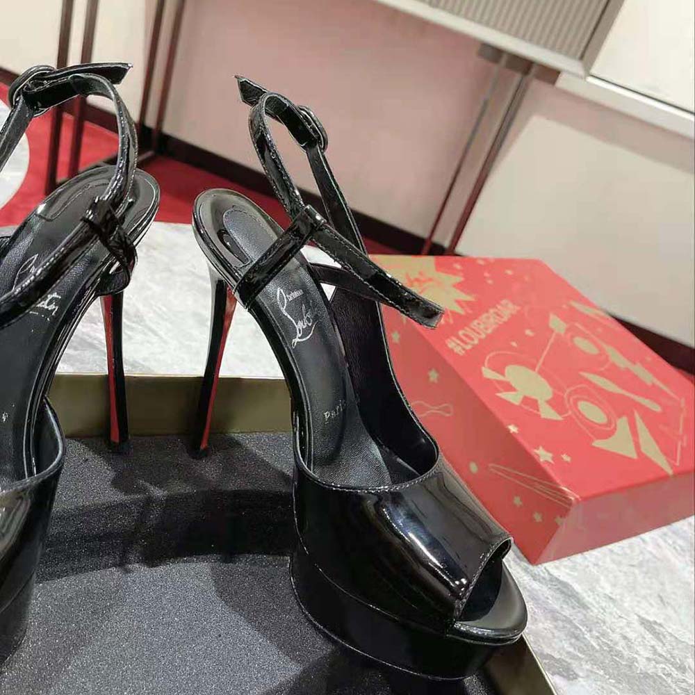 Christian Louboutin Women So Jenlove Alta 150 mm Heel Height-Black - image 8