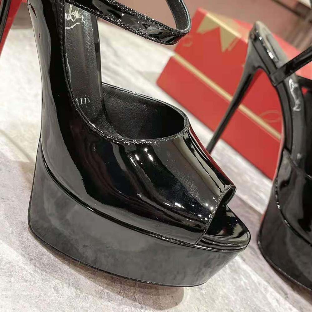 Christian Louboutin Women So Jenlove Alta 150 mm Heel Height-Black - image 7
