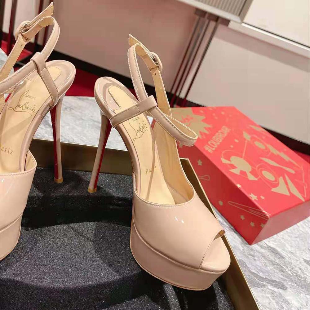 Christian Louboutin Women So Jenlove Alta 150 mm Heel Height-Sandy - image 6