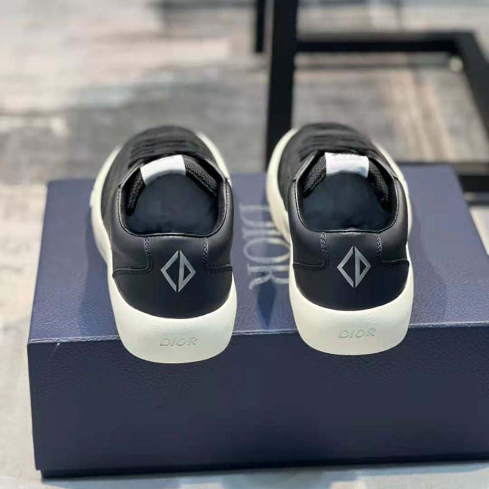 Dior Men B101 Sneaker Black Smooth Calfskin and Nubuck - image 5