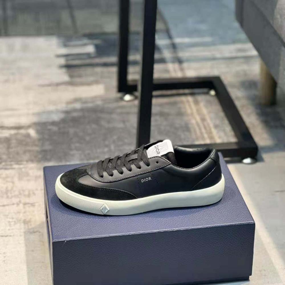 Dior Men B101 Sneaker Black Smooth Calfskin and Nubuck - image 6