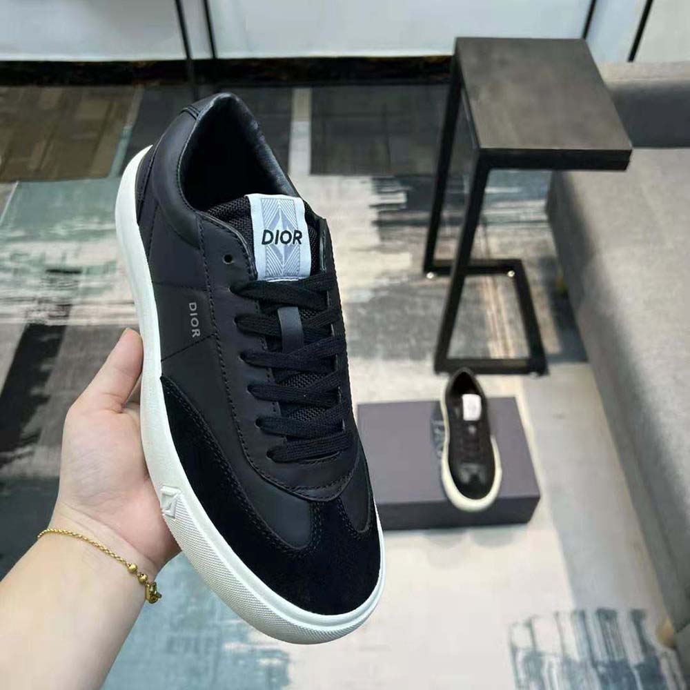 Dior Men B101 Sneaker Black Smooth Calfskin and Nubuck - image 7