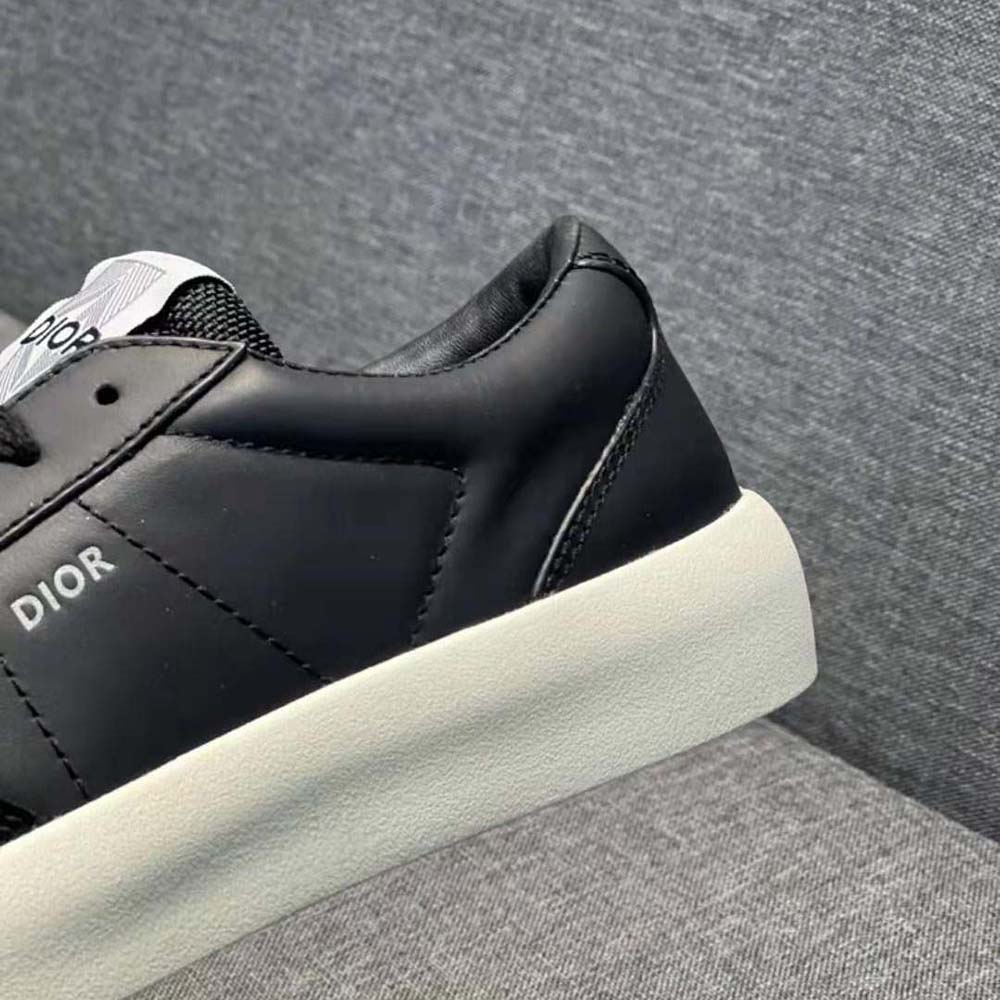 Dior Men B101 Sneaker Black Smooth Calfskin and Nubuck - image 9