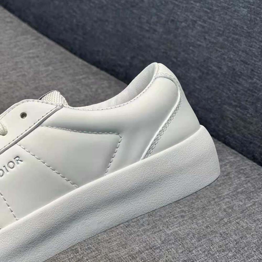 Dior Men B101 Sneaker Cream Smooth Calfskin and Greige Nubuck - image 10