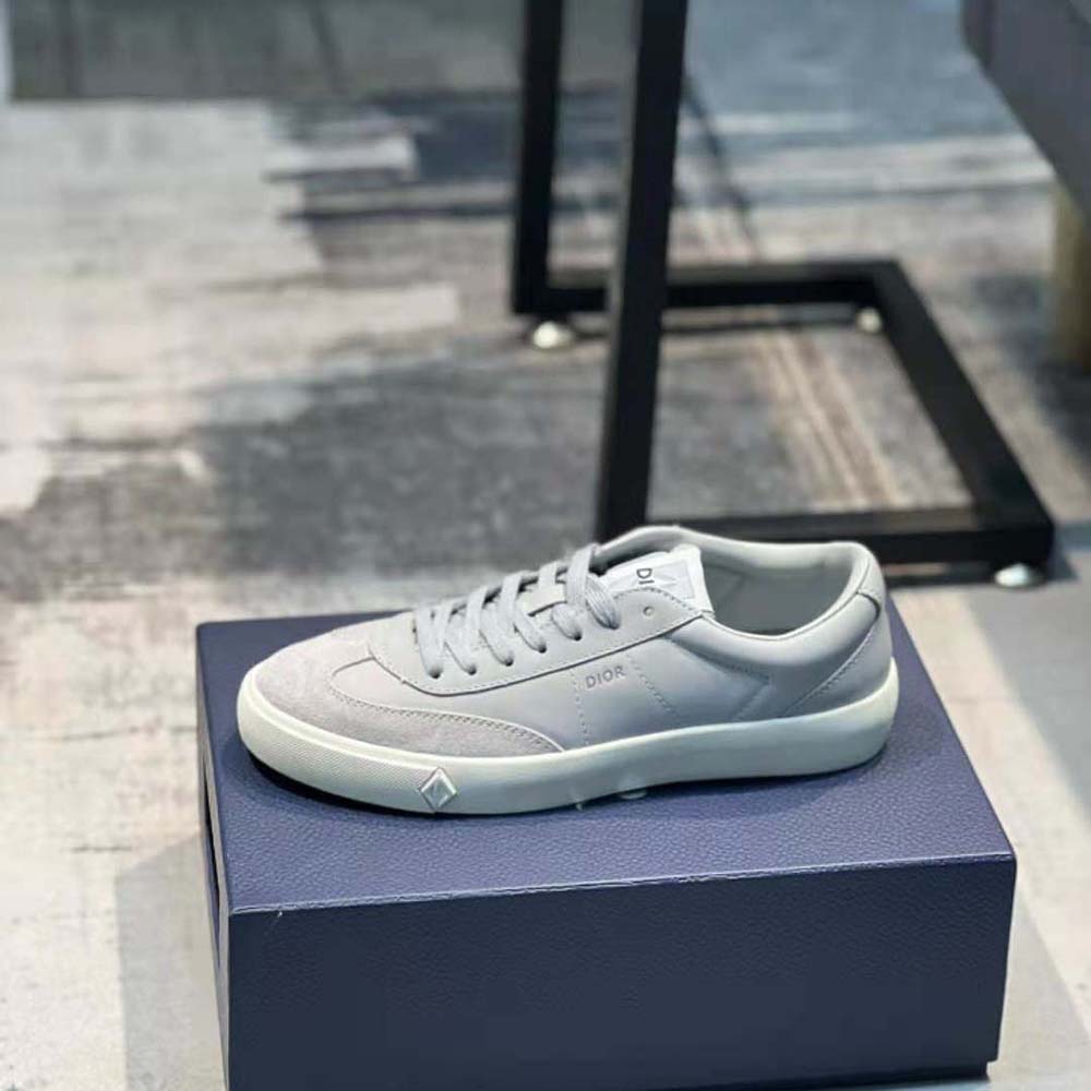 Dior Men B101 Sneaker Dior Gray Smooth Calfskin and Nubuck - image 6