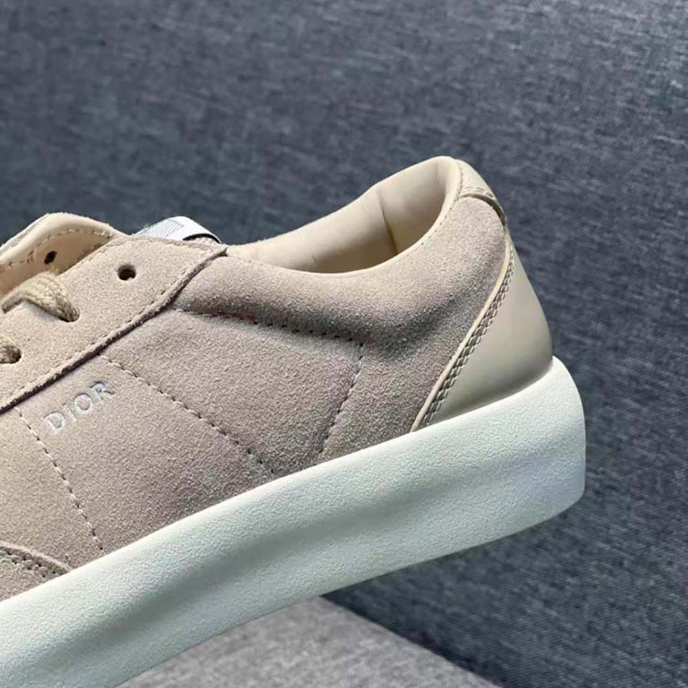 Dior Men B101 Sneaker Greige Nubuck Calfskin - image 9