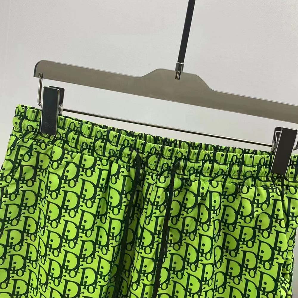 Side angle showing drawstring waist on Dior Men Chez Moi Short