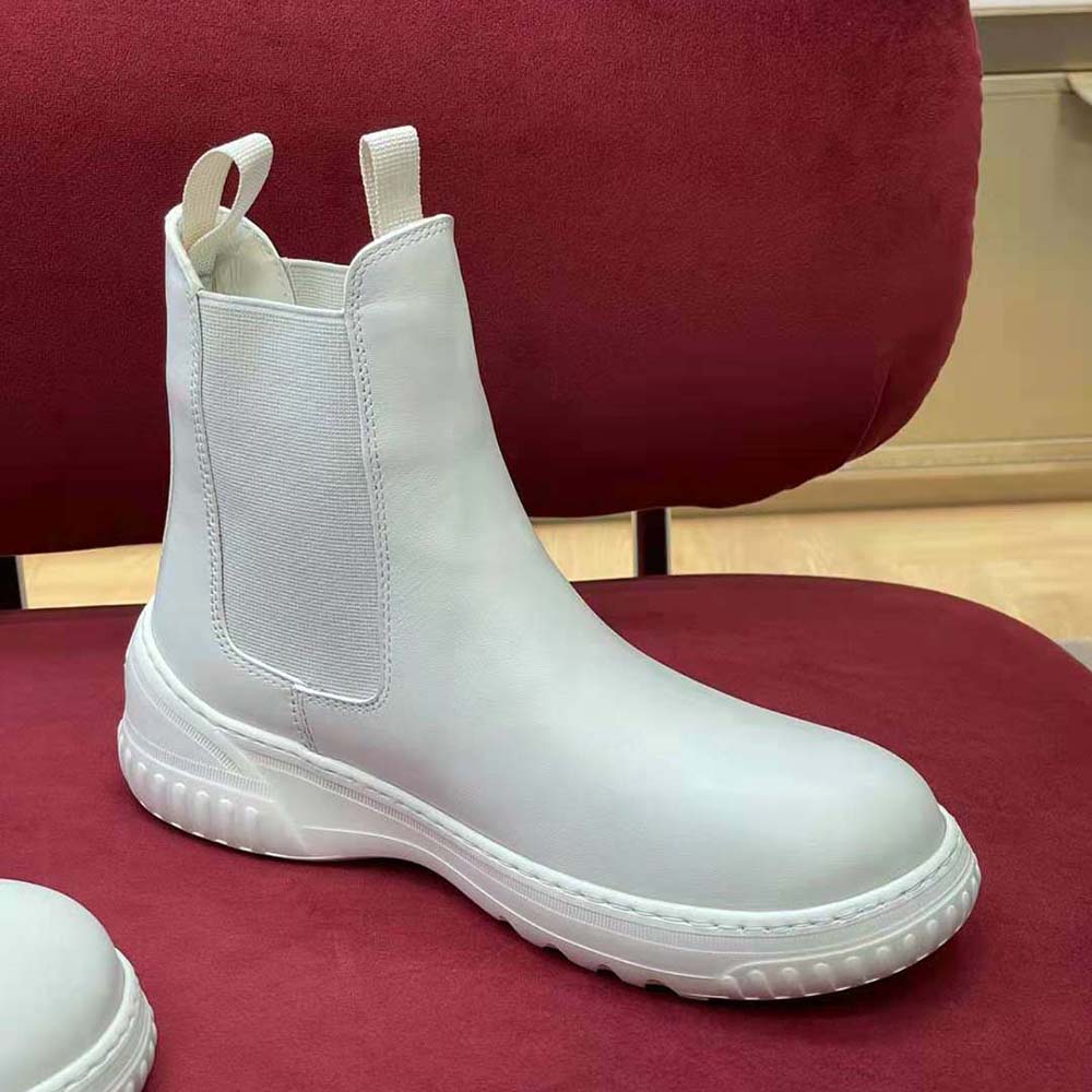 Dior Men D-Racer Ankle Boot White Calfskin - image 5