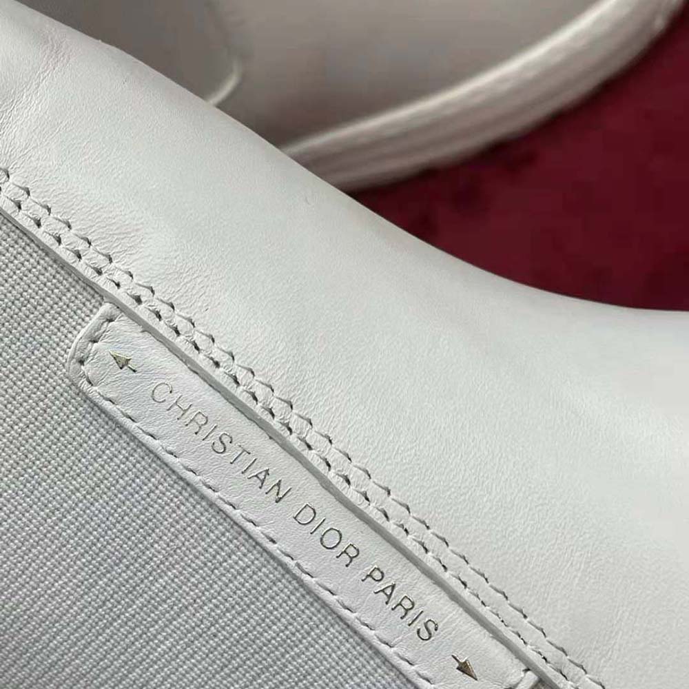 Dior Men D-Racer Ankle Boot White Calfskin - image 10