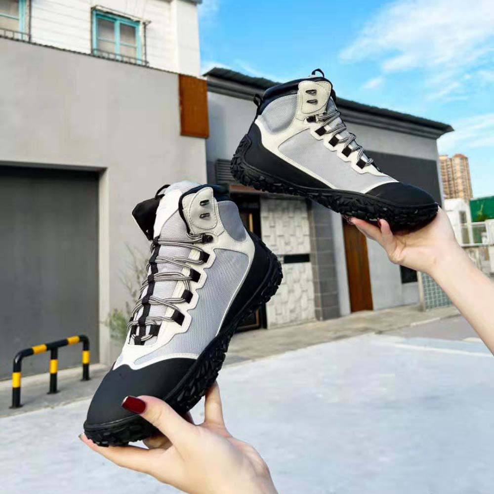 Dior Men Diorizon Hiking Boot Gray Technical Mesh and Black Rubber - image 4