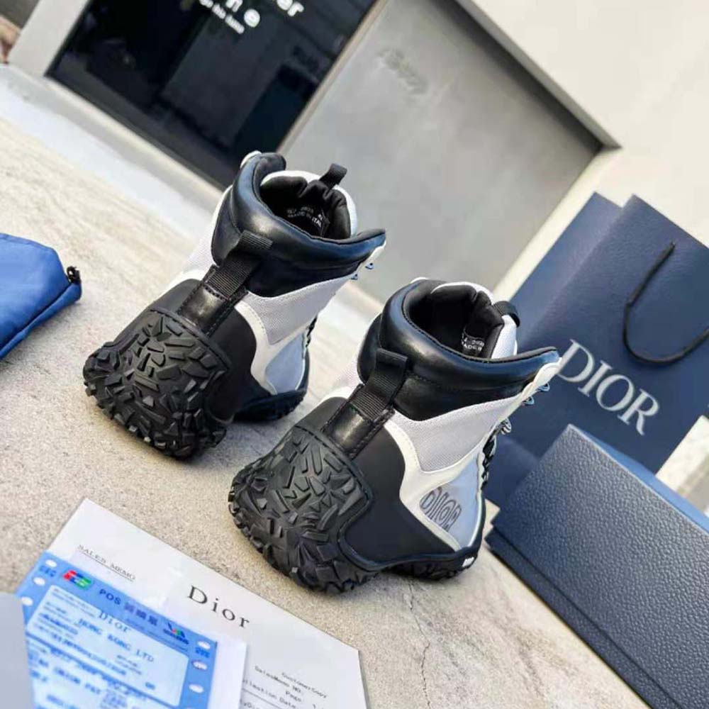 Dior Men Diorizon Hiking Boot Gray Technical Mesh and Black Rubber - image 7